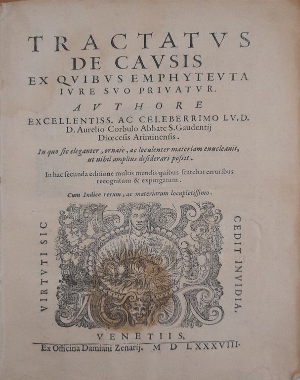 Tractatus de Causis ex Quibus Emphyteuta iure suo privatur