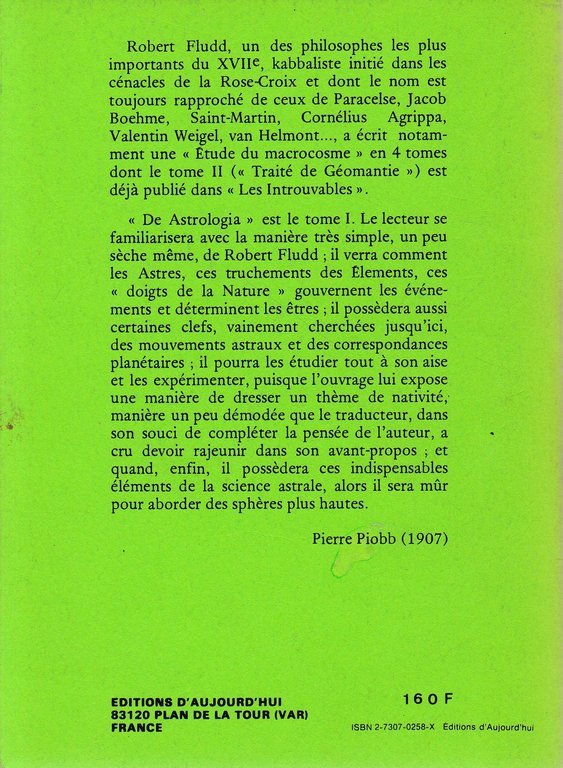 Traité de astrologie générale (de astrologia)