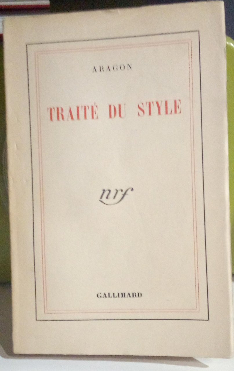 Traité du Style.