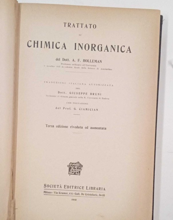 Trattato di chimica inorganica