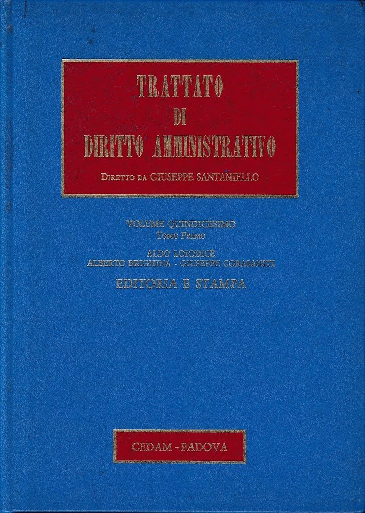 Trattato di diritto amministrativo, vol.15.1 I servizi dell'Informazione: editoria e …