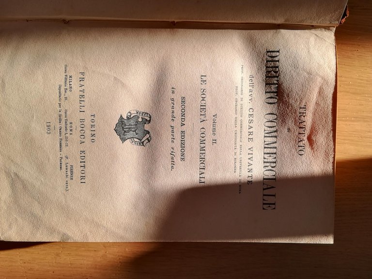 TRATTATO DI DIRITTO COMMERCIALE VOL. II | Immagine Gallery 3