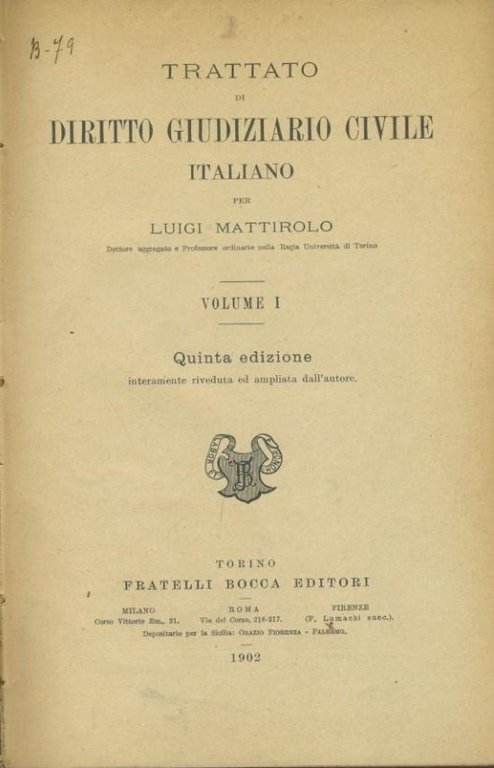 Trattato di diritto giudiziario civile italiano. 6 volumi | Immagine Gallery 2