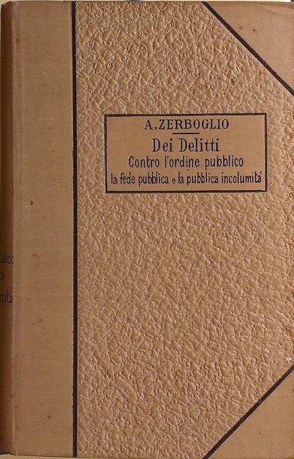 Trattato di Diritto Penale vol. IV - Dei Delitti contro …