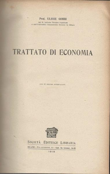 TRATTATO DI ECONOMIA | Immagine Gallery 2