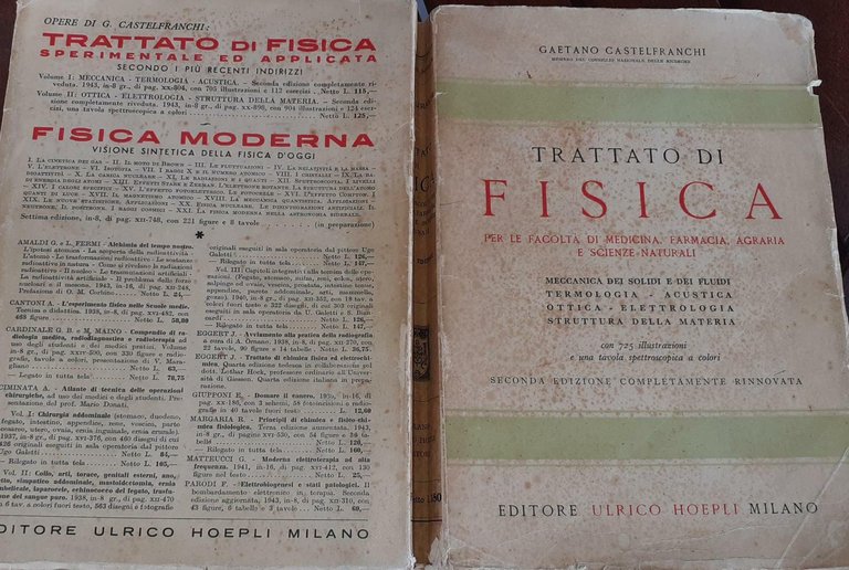 Trattato di fisica per la facolta' di medicina,farmacia, agraria, e … | Immagine Gallery 2