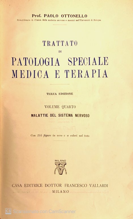 Trattato di patologia speciale medica e terapia. Vol. 1-2-3-4