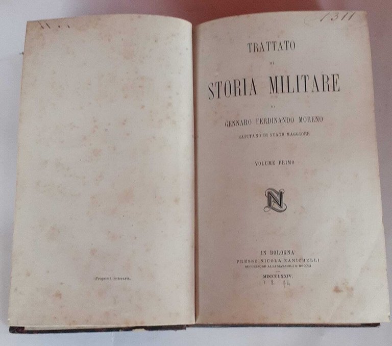 Trattato di storia militare. Volume I II
