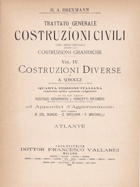Trattato generale di costruzioni civili. Vol. IV. Costruzioni diverse. Atlante. | Immagine Gallery 2