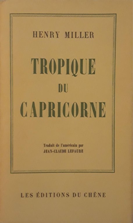 Tropique du capricorne