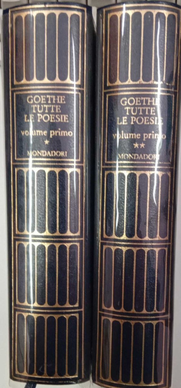 Tutte le poesie. Volume primo (due tomi)
