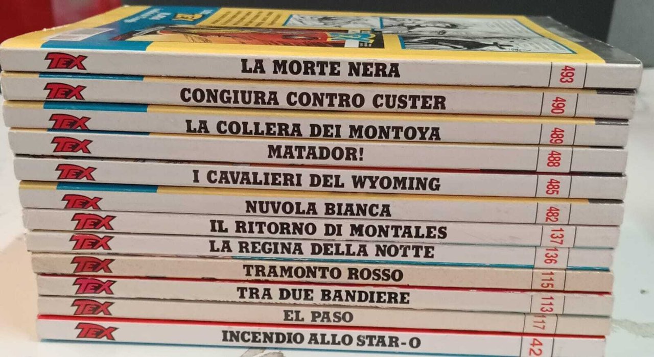 Tutto tex. N. 12 albi. Numerazione in descrizione. | Immagine principale