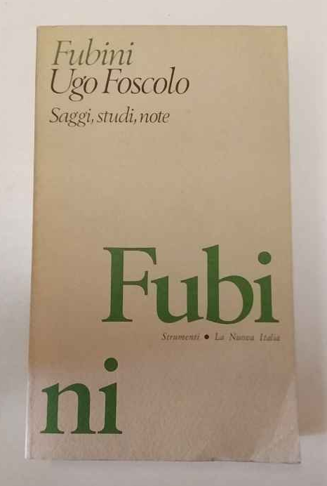 Ugo Foscolo: Saggi, Studi, Note | Immagine principale