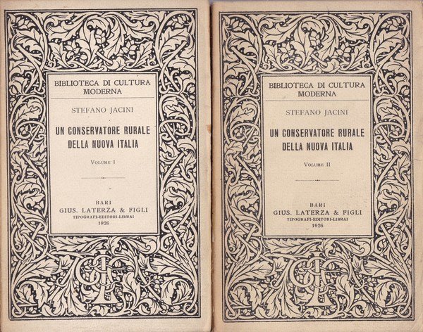 Un conservatore rurale della nuova Italia. I. II. | Immagine Gallery 2