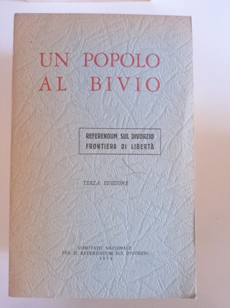 Un popolo al bivio