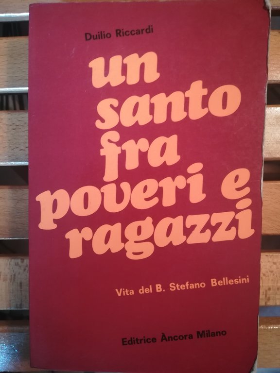Un santo tra poveri e ragazzi. Vita del beato Stefano …