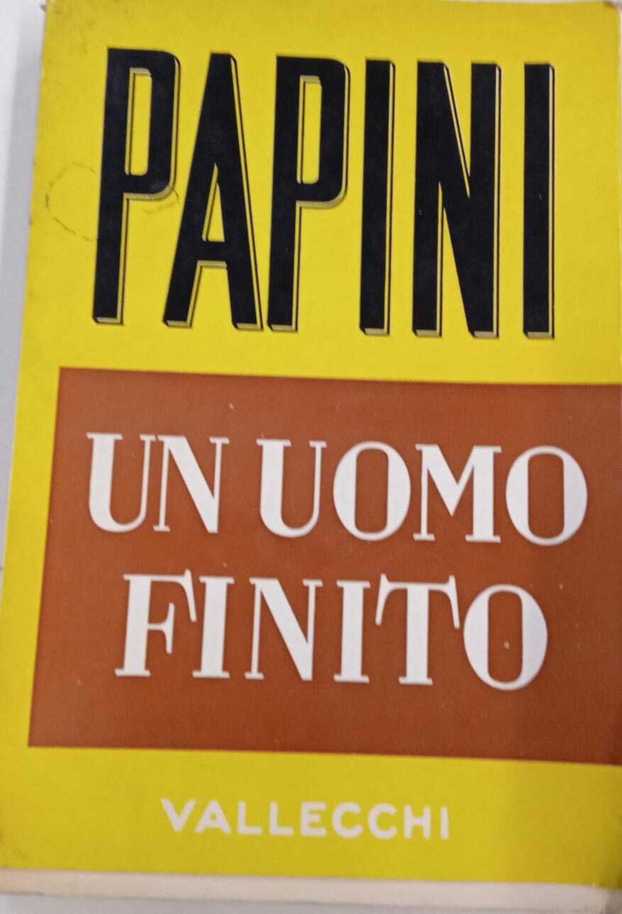 Un uomo finito | Immagine principale