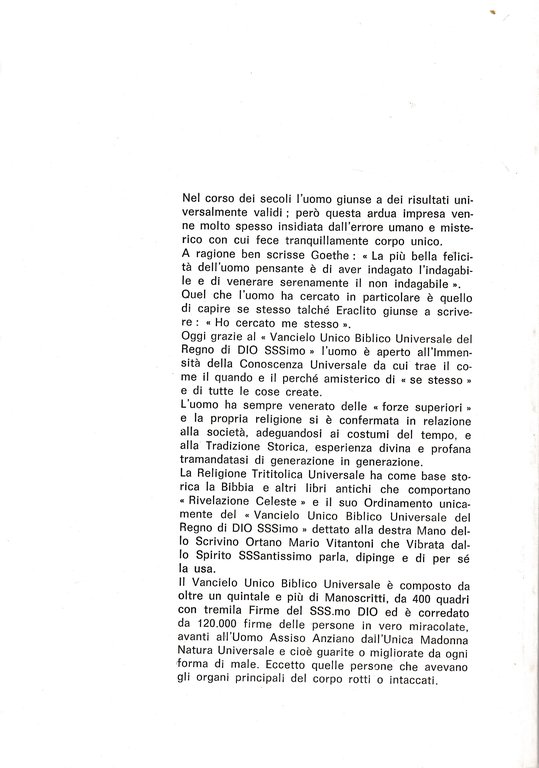 Una destra mano vibrata dallo Spirito santo parla, dipinge, scrive …