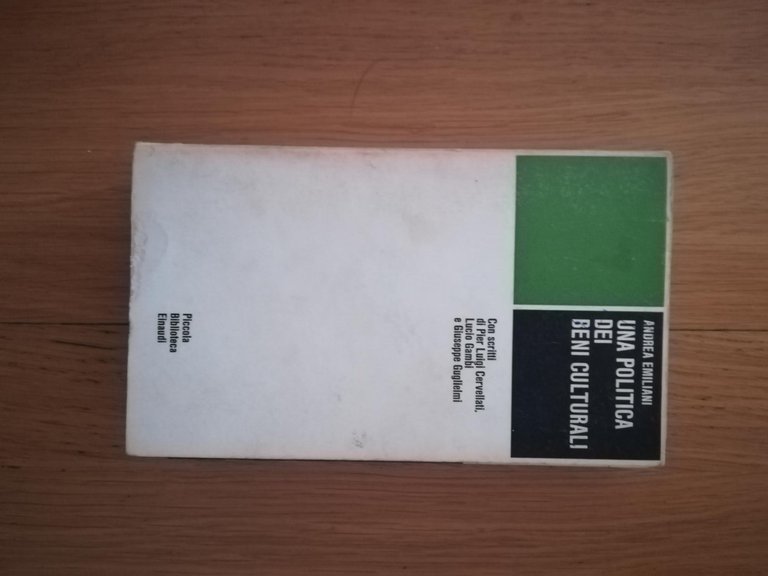 Una politica dei beni culturali