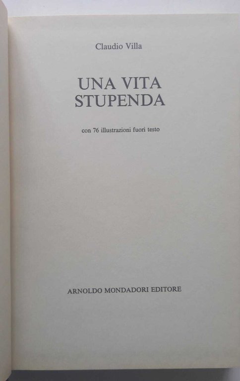 Una vita stupenda