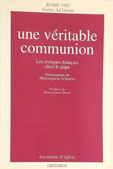 Une véritable communion : les évêques français chez le pape, …