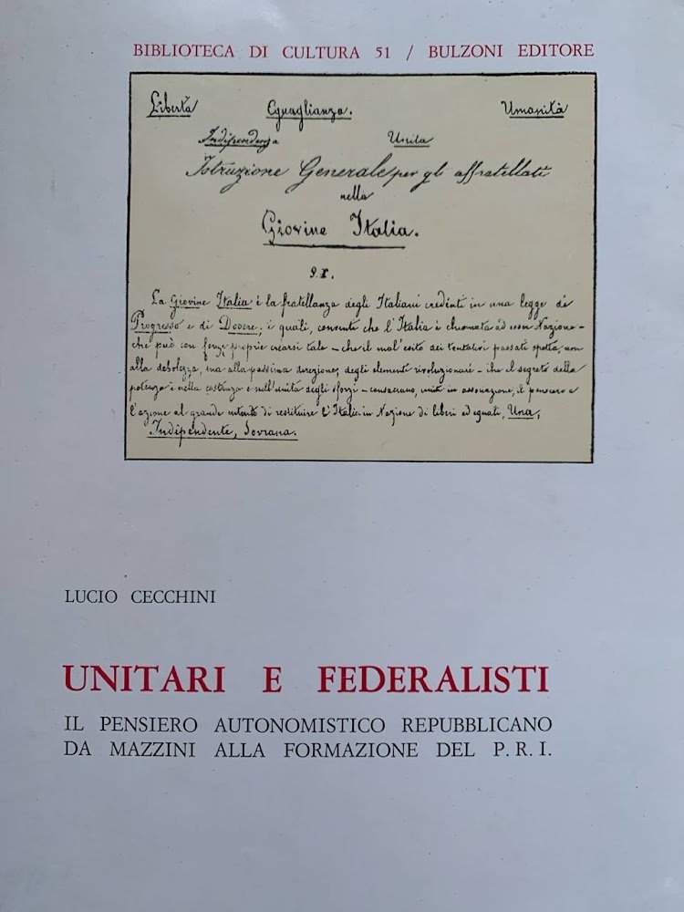 Unitari e federalisti
