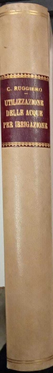 Utilizzazione delle acque per irrigazione