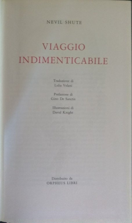 Viaggio indimenticabile