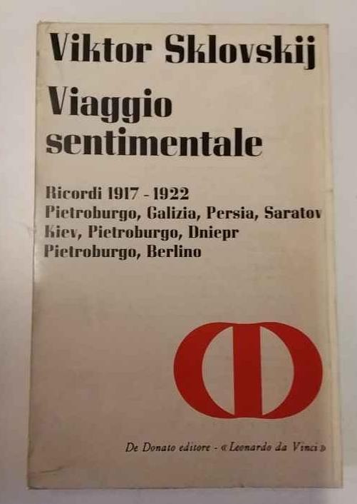 Viaggio sentimentale. Ricordi 1917-1922. | Immagine principale