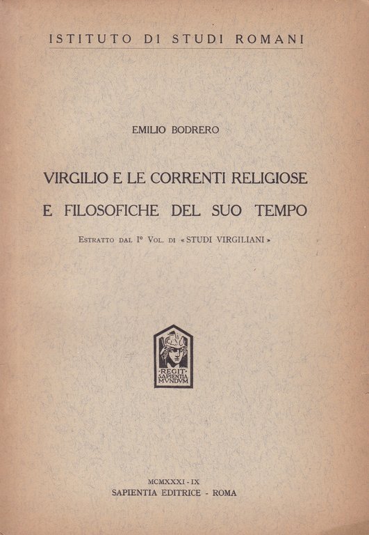 Virgilio e le correnti religiose e filosofiche del suo tempo. … | Immagine Gallery 2
