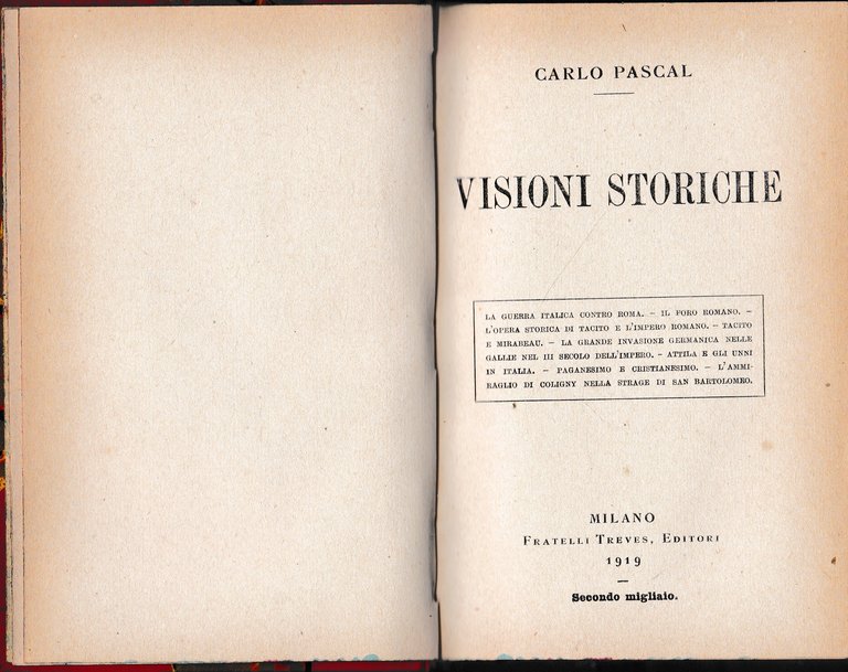Visioni storiche