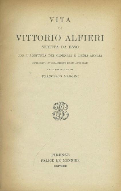 Vita di Vittorio Alfieri scritta da esso | Immagine Gallery 3