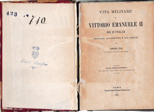 Vita militare di Vittorio Emanuele II re d'Italia | Immagine Gallery 2