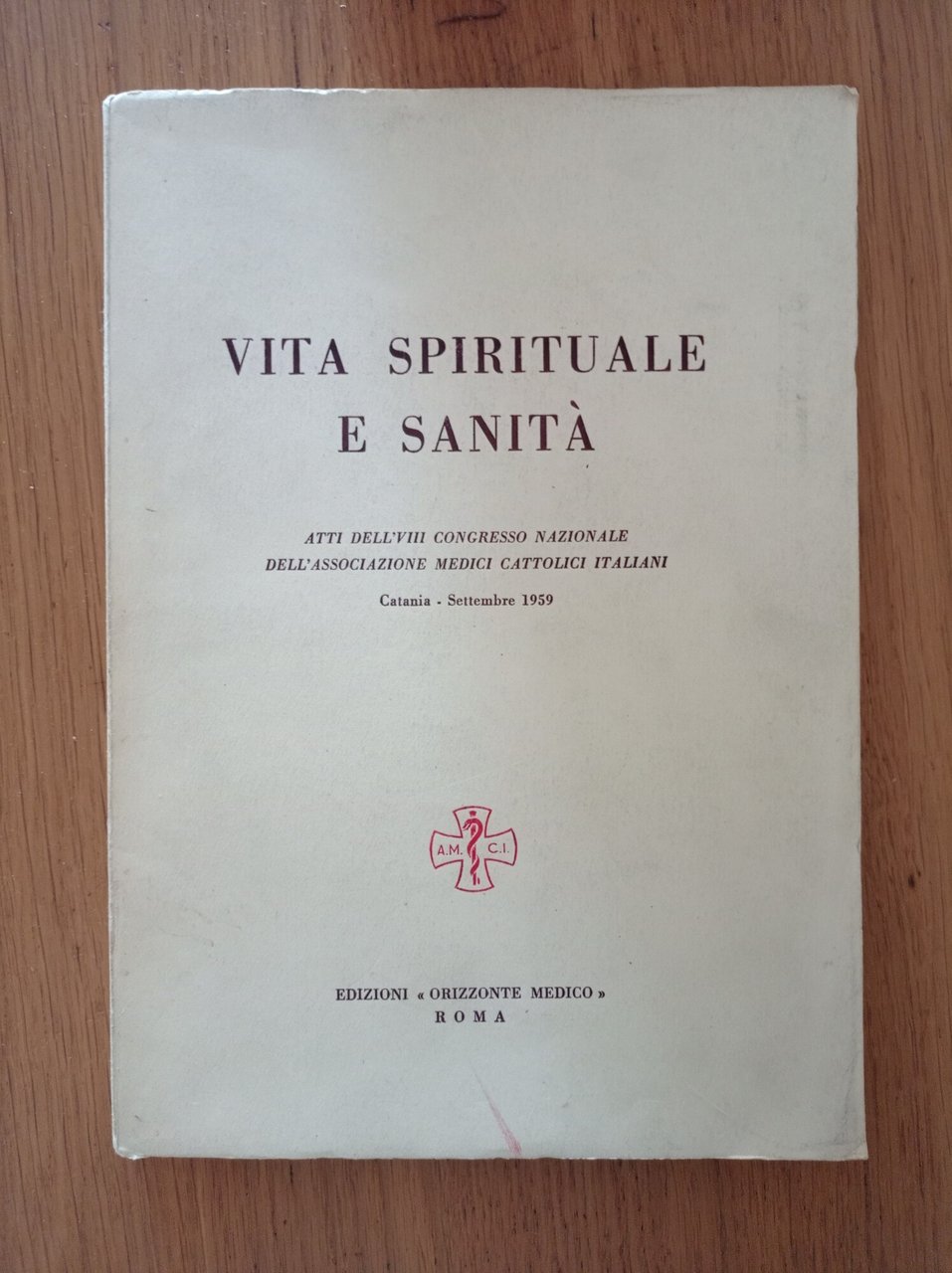 VITA SPIRITUALE E SANITA'