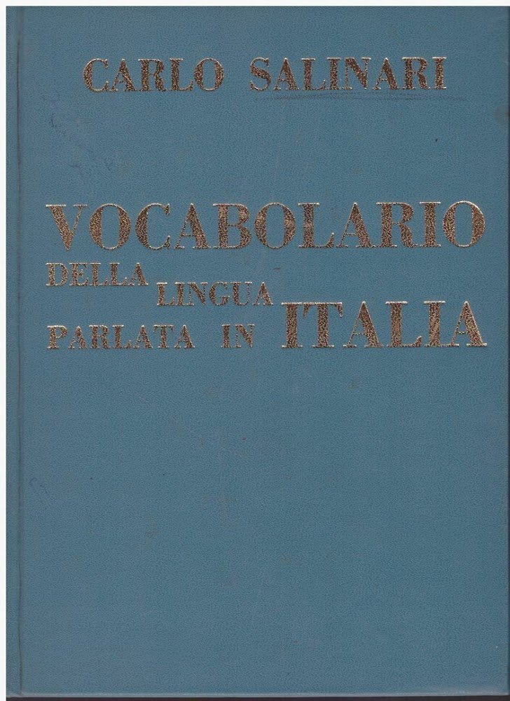 Vocabolario della lingua parlata in Italia
