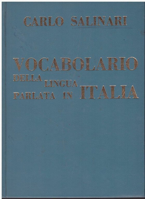 Vocabolario della lingua parlata in Italia