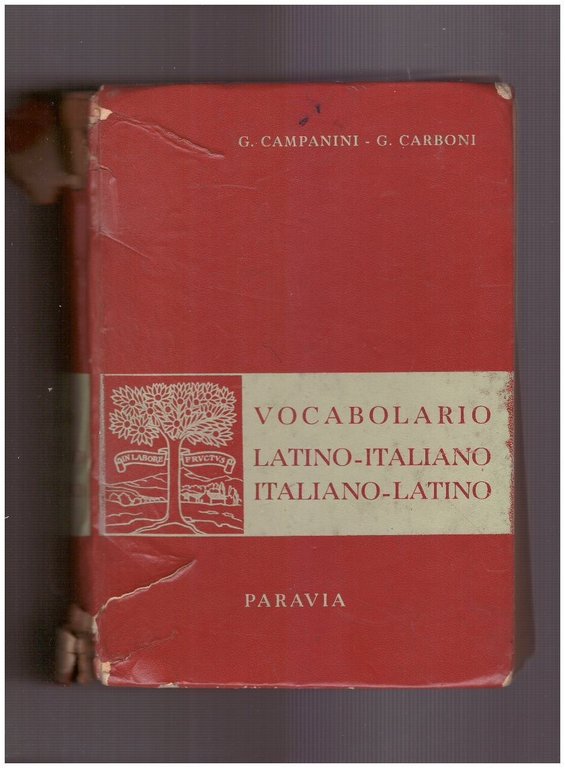 Vocabolario Latino-Italiano Italiano-Latino