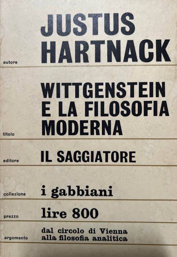 Wittgenstein e la filosofia moderna