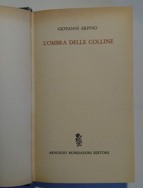 L'ombra delle colline.