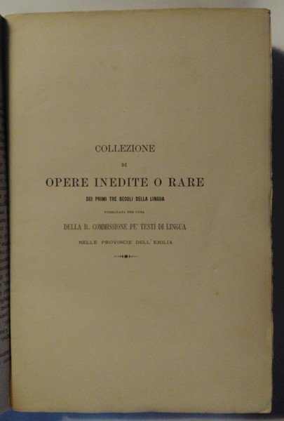 Esemplare della divina commedia donato da Papa (Benedetto XIV) Lambertini …