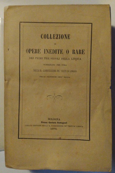 Esemplare della divina commedia donato da Papa (Benedetto XIV) Lambertini …