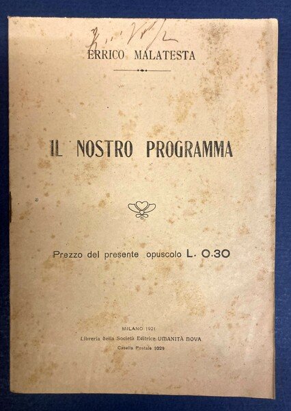 Il nostro programma.