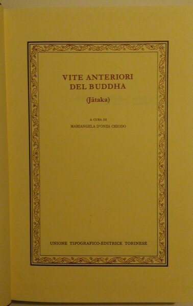 Vite anteriori del Buddha (Jataka).