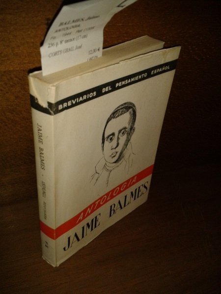JAIME BALMES. ANTOLOGIA POR---.