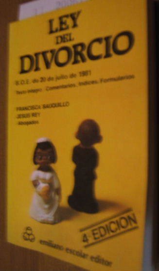 LEY DE DIVORCIO. TEXTO INTEGRO. B.O.E. DE 20 JULIO DE …