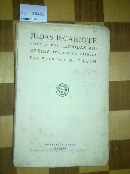 JUDAS ISCARIOTE. NOVELA, POR --- Trad. directa del ruso por … | Immagine principale