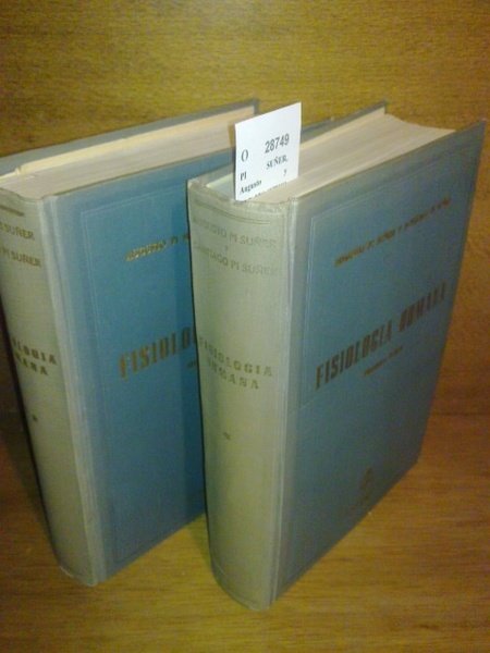 FISIOLOGIA HUMANA por --- y ---. (2 VOLUMENES)