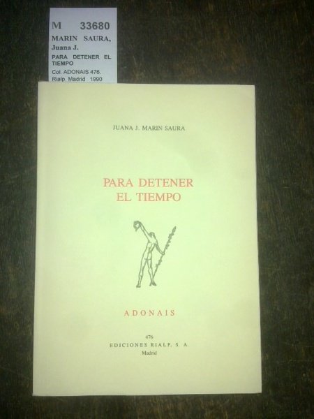 PARA DETENER EL TIEMPO