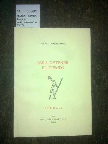 PARA DETENER EL TIEMPO