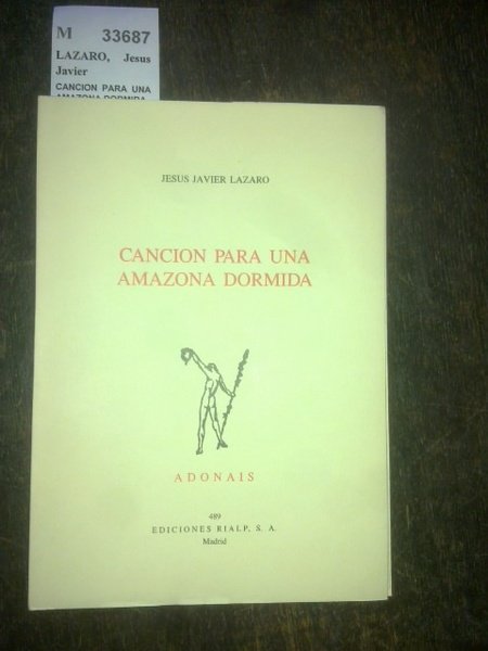 CANCION PARA UNA AMAZONA DORMIDA | Immagine principale